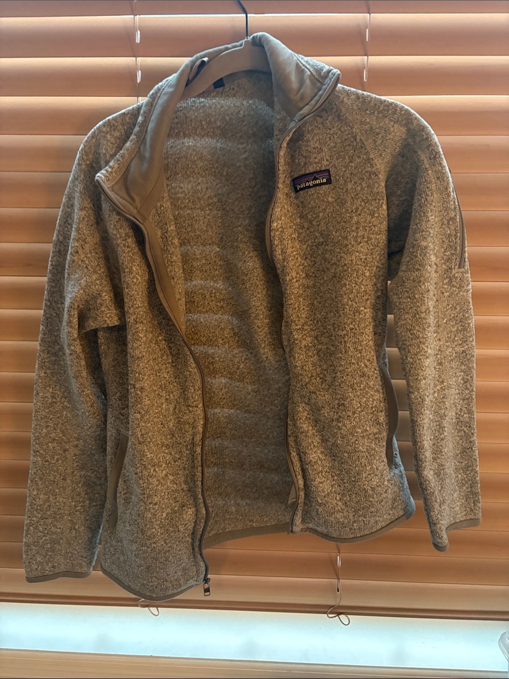Patagonia Light Gray Full-Zip Men’s Fleece Jacket